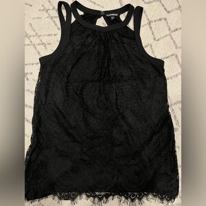 Express Women's Black Lace Camisole Top